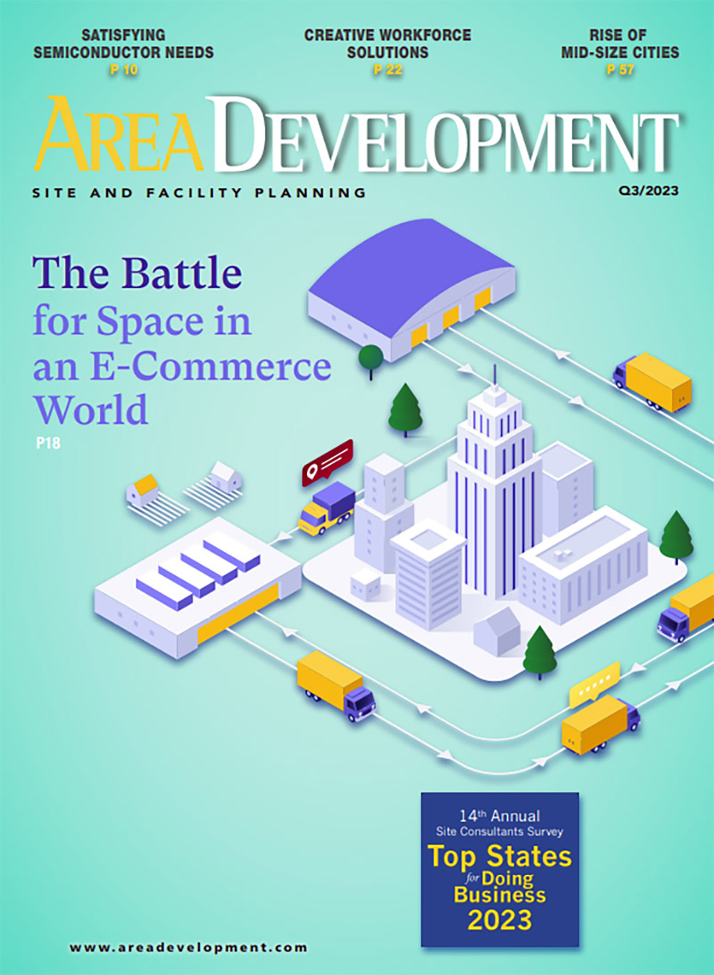 Q3 2023 cover of Area Development Magazine