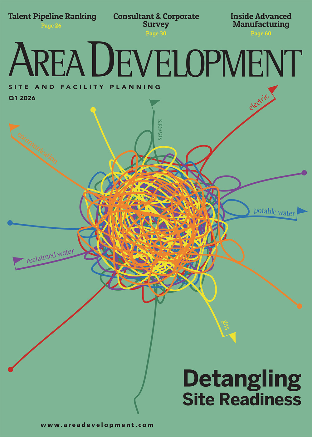 Q1 2026 cover of Area Development Magazine
